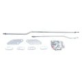 For Harley-Davidson Dyna 03-08 Kuryakyn Extended 3" Forward Control Kit Chrome