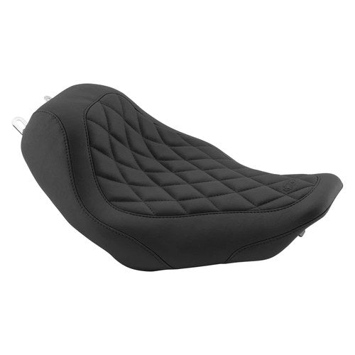 For Harley-Davidson Road King 97-07 Mustang 76735 Wide Tripper Black Solo Seat