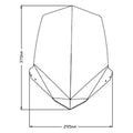 For Honda CB500F 2017-2019 Puig 3657N New Generation Sport Windshield