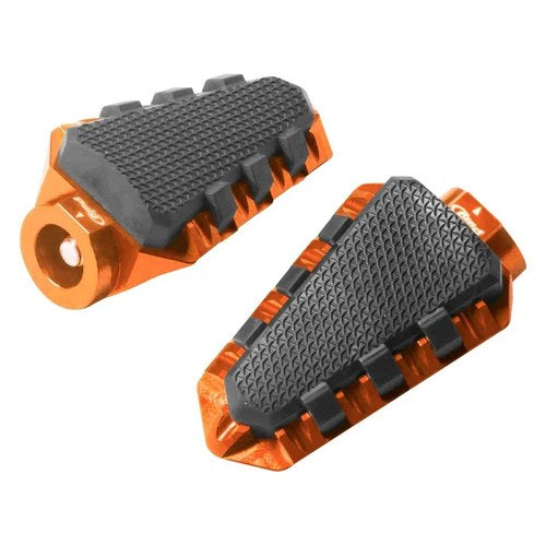 For BMW R Nine T 2014-2018 Puig 7319T Trail Style Foot Pegs Orange