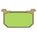For Kawasaki KZ1000 1982-1983 Vesrah VD-420JL Rear Sintered Metal Brake Pads
