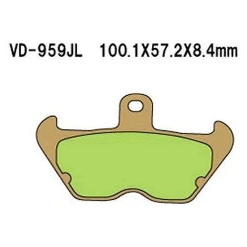 For BMW K1100LT 1997 Vesrah Front Sintered Metal Brake Pads