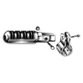 Emgo 50-70134 Buffalo Foot Peg Set w 1-1/4" Clamp Chrome