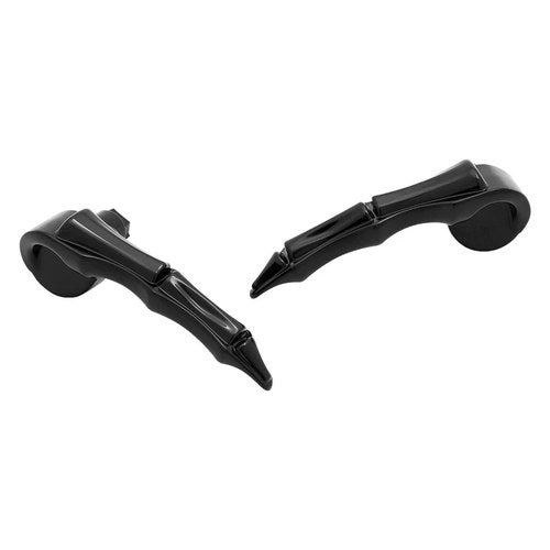 For Harley-Davidson Road King 14-17 Zombie Gloss Black Saddlebag Latch Handles
