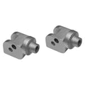For Ducati Scrambler 1100 2018 Kuryakyn Silver Splined Foot Peg Adapters