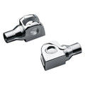 For Kawasaki Z1000 2010-2015 Kuryakyn Tapered Front Peg Adapters Chrome