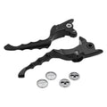 For Harley-Davidson Road King 2017-2021 Kuryakyn 1983 Zombie Gloss Black Levers