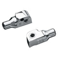 For Yamaha Stryker 2011-2017 Kuryakyn Tapered Foot Peg Adapters Chrome