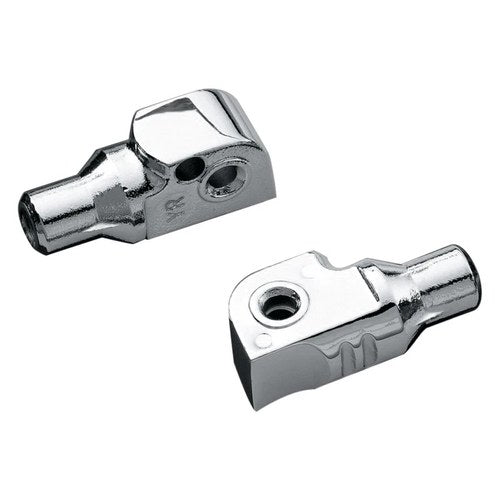 For Yamaha Stryker 2011-2017 Kuryakyn Tapered Foot Peg Adapters Chrome