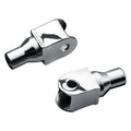 For Honda Shadow Sabre 1100 00-07 Tapered Front/Rear Peg Adapters Chrome