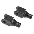 For Honda Shadow Sabre 1100 00-07 Kuryakyn Tapered Front/Rear Peg Adapters Black