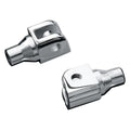 For Honda Grom 125 2014-2020 Kuryakyn 7939 Tapered Foot Peg Adapters Chrome