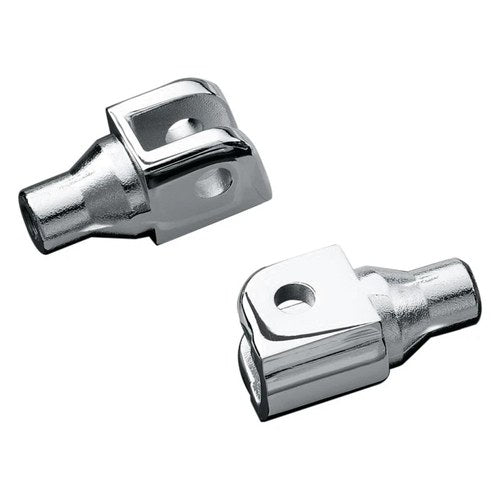 For Honda Grom 125 2014-2020 Kuryakyn 7939 Tapered Foot Peg Adapters Chrome
