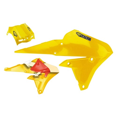 For Yamaha YZ250F 2006-2017 Cycra Powerflow Intake Radiator Shrouds