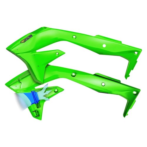 For Kawasaki KX450F 16-18 Cycra Powerflow Flo-Green Radiator Shroud