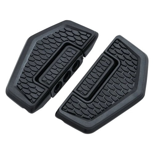 Kuryakyn 5909 Hex Folding Mini Driver's Floorboards Satin Black
