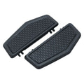 For Harley-Davidson Road King 94-21 Kuryakyn 5901 Hex Satin Black Driver Boards