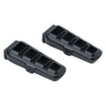 For Harley-Davidson Road King 94-19 Dillinger Driver's Foot Pegs Satin Black