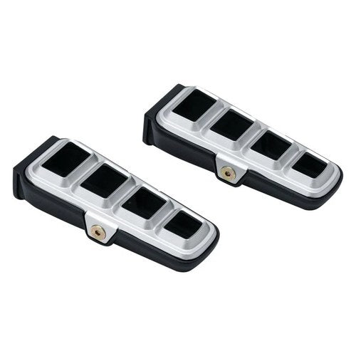 For Harley-Davidson Road King 94-19 Kuryakyn Dillinger Driver's Foot Pegs Silver