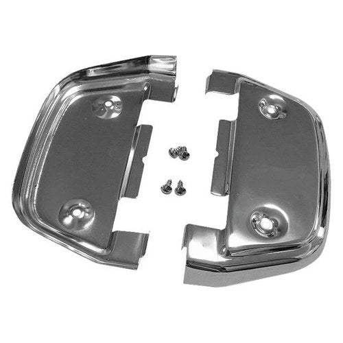 For Harley-Davidson Road King 94-21 Passenger's Floorboards Undercovers Chrome