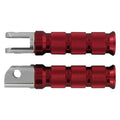 For Suzuki Katana 600 88-02 Slash Cut Style Passenger's Foot Pegs Red Anodized