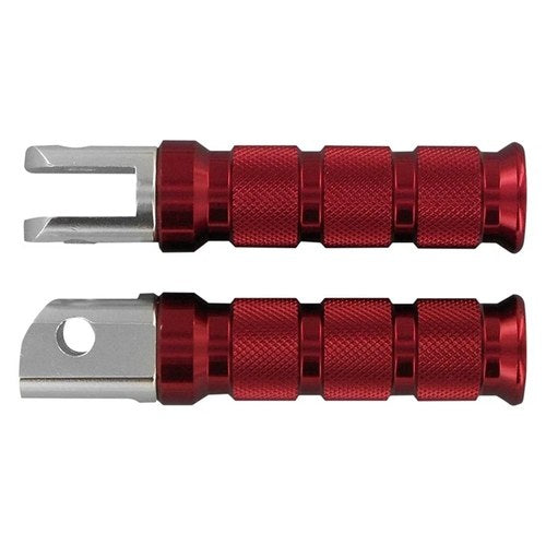 For Suzuki Katana 600 88-02 Slash Cut Style Passenger's Foot Pegs Red Anodized