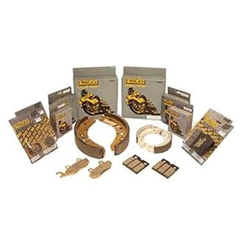 For Kawasaki KLR650 1987-2007 Emgo Front Full Metal Brake Pads