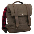 Burly Brand B15-1020B Roll Top Backpack Black