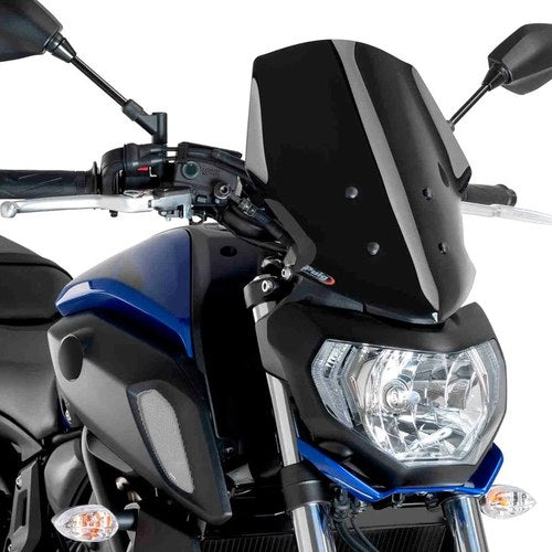 For Yamaha MT-07 2017-2021 Puig 9667N Generation Touring Naked Windshield