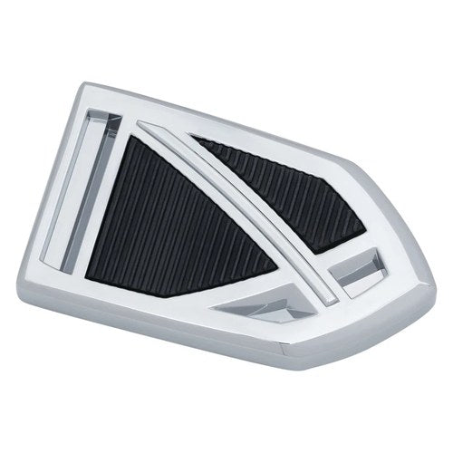For Harley-Davidson Road King 97-21 Kuryakyn Phantom Chrome Brake Pedal Pads