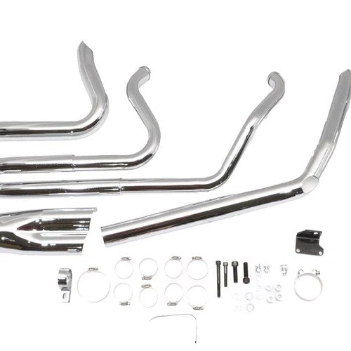 M8 Ultima Dominator 2:1 Exhaust Header System Chrome for Harley-Davidson