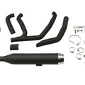 Wyatt Gatling Super Sport Exhaust System Black fits Harley Davidson