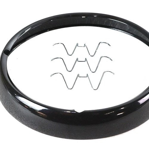 Outer Headlamp Trim Rim Black for Harley-Davidson