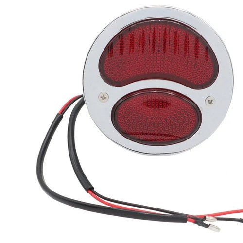 Duet Tail Lamp Assembly Chrome for Harley-Davidson