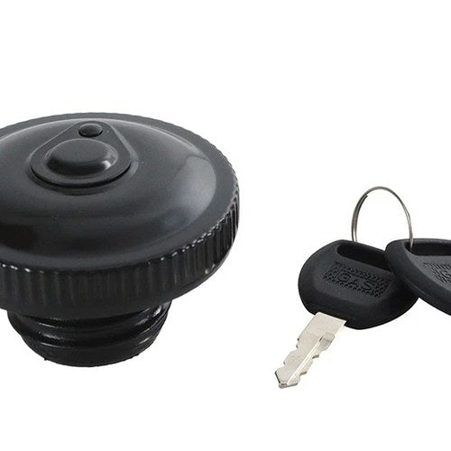 Locking Bung Gas Cap Black for Harley-Davidson