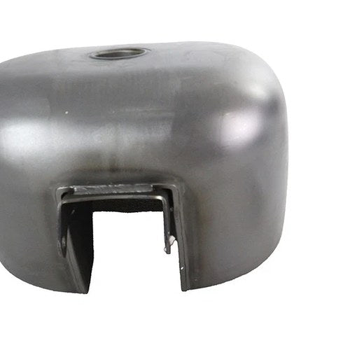 M8 inchSporty inch 3.2 Gallon Gas Tank Raw Steel Low Mount for Harley-Davidson
