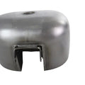 M8 inchSporty inch 3.2 Gallon Gas Tank Raw Steel Low Mount for Harley-Davidson