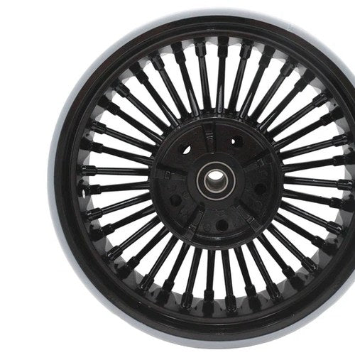 16 inch X 5.5 inch Duro 36 Fat Spoke Rear Wheel Gloss Black fits Harley Davidson
