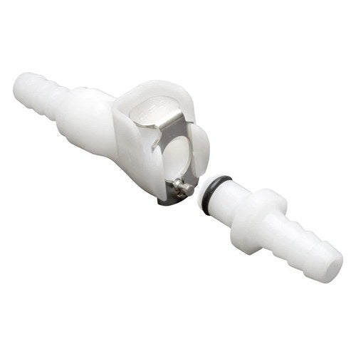 Motion Pro 1/4" Straight Thru No Shut Off Quick Disconnect for Fuel Line