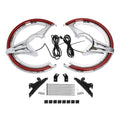 Brake Rotor Covers LED Light Fit For Honda Goldwing GL1800 2018-2025 2019 2020