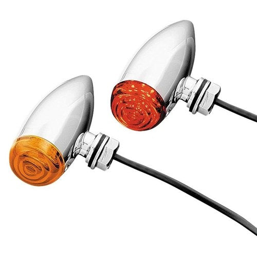 Kuryakyn 2500 Super Bright Mini Bullet Chrome LED Turn Signal Lights