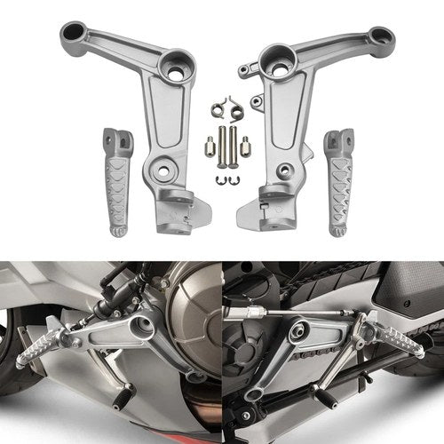 Driver Foot Pegs Footrest Bracket Set Fit For Aprilia RS660 Tuono 660 2021-2025