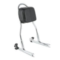 Chrome Backrest Sissy Bar Fit For Harley Deluxe Flstn Fatboy Flstf Standard Fxst