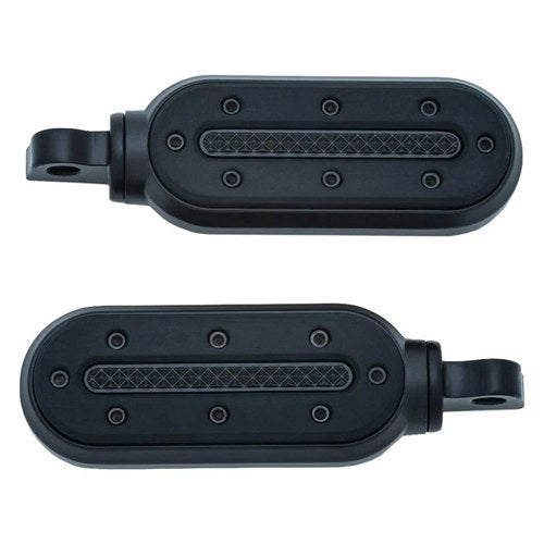 Kuryakyn 7032 Heavy Industry Foot Pegs Satin Black