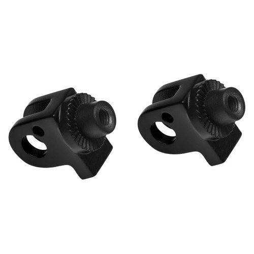 For Triumph Bonneville 02-17 Splined Front or Rear Peg Adapters Satin Black