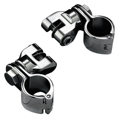 Kuryakyn 7944 Foot Peg Mounts Chrome
