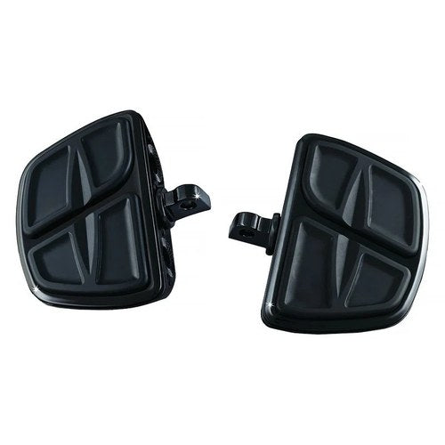 Kuryakyn 7612 Kinetic Mini Driver's Floorboards Gloss Black