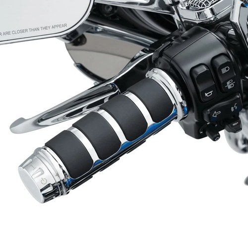 Kuryakyn 6780 Iso Chrome Grips for Heated Grips