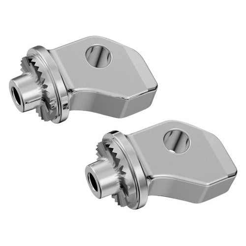 For Indian Scout 2015-2019 Kuryakyn 8836 Splined Foot Peg Adapters Chrome