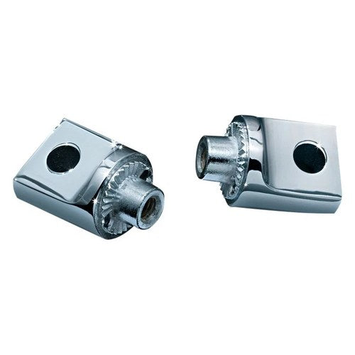 Kuryakyn Non-Pivoting Splined Front Male Mount Adapters Chrome